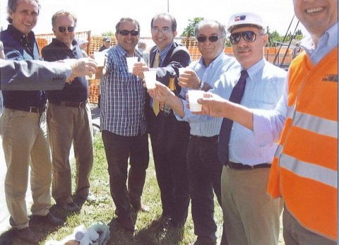 varo del ponte con il sindaco di Cervia