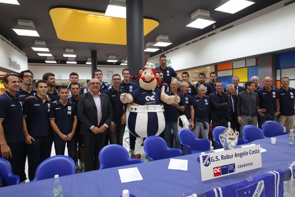 RAVENNA 29/09/2012. VOLLEY PALLAVOLO, PRESENTATA LA CMC ROBUR COSTA
