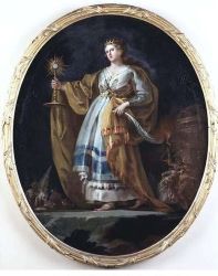 Francisco Goya, Santa Barbara, 1773. Madrid, Museo del Prado. Francisco Goya, Santa Barbara, 1773. Madrid, Museo del Prado.